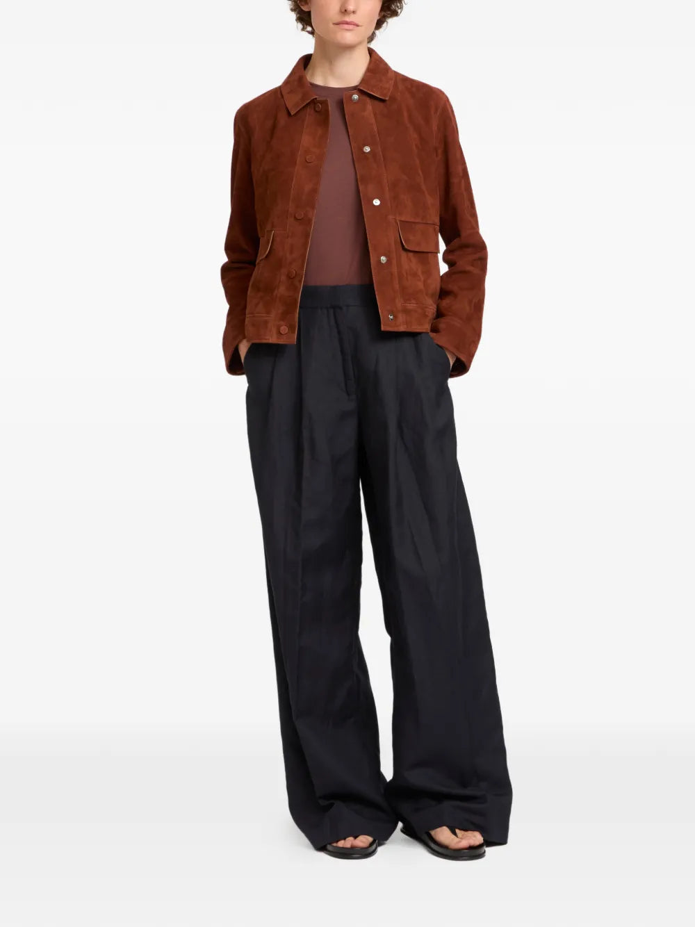 Yves Salomon  lamb suede jacket