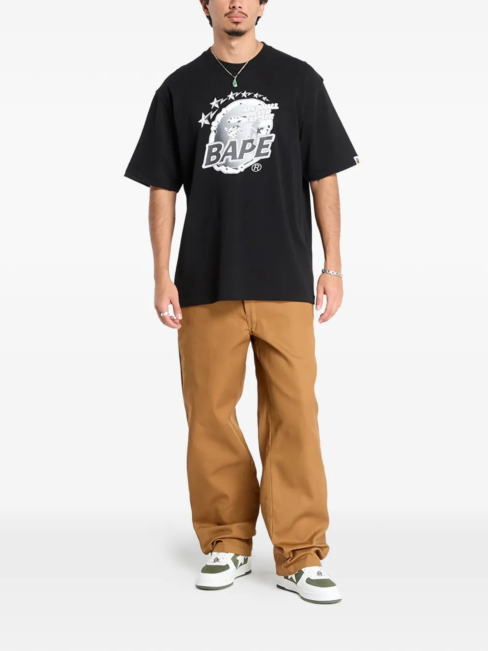 A BATHING APE® Metal Ape Head T-shirt