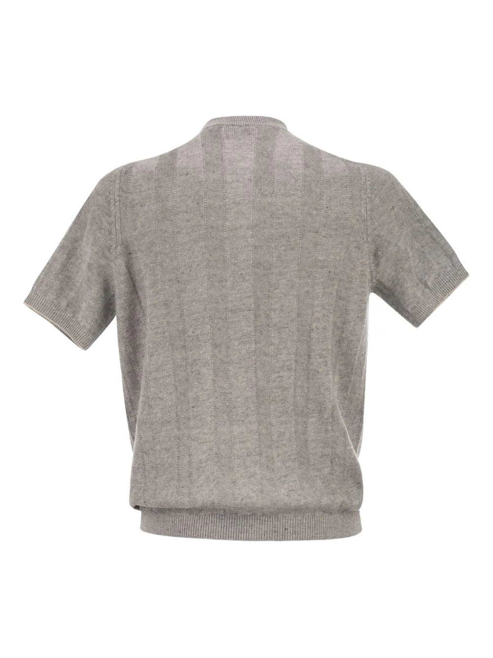 Brunello Cucinelli ribbed-collar polo shirt