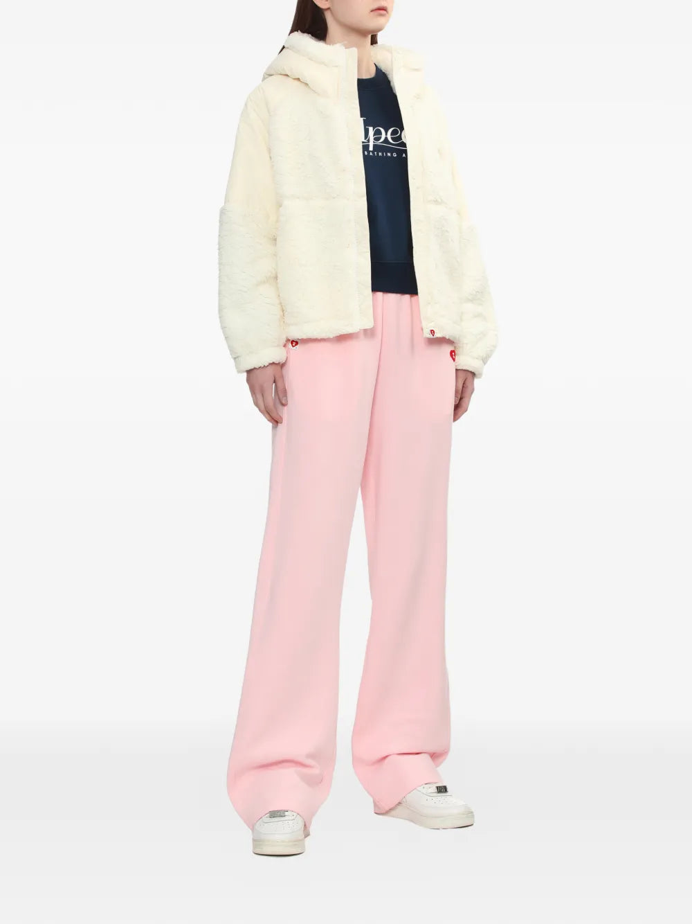 A BATHING APE®  hooded long-sleele jacket