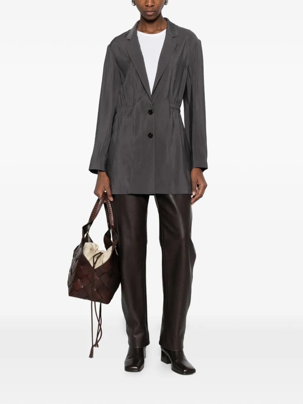 Alysi  Sciolto button cinched jacket