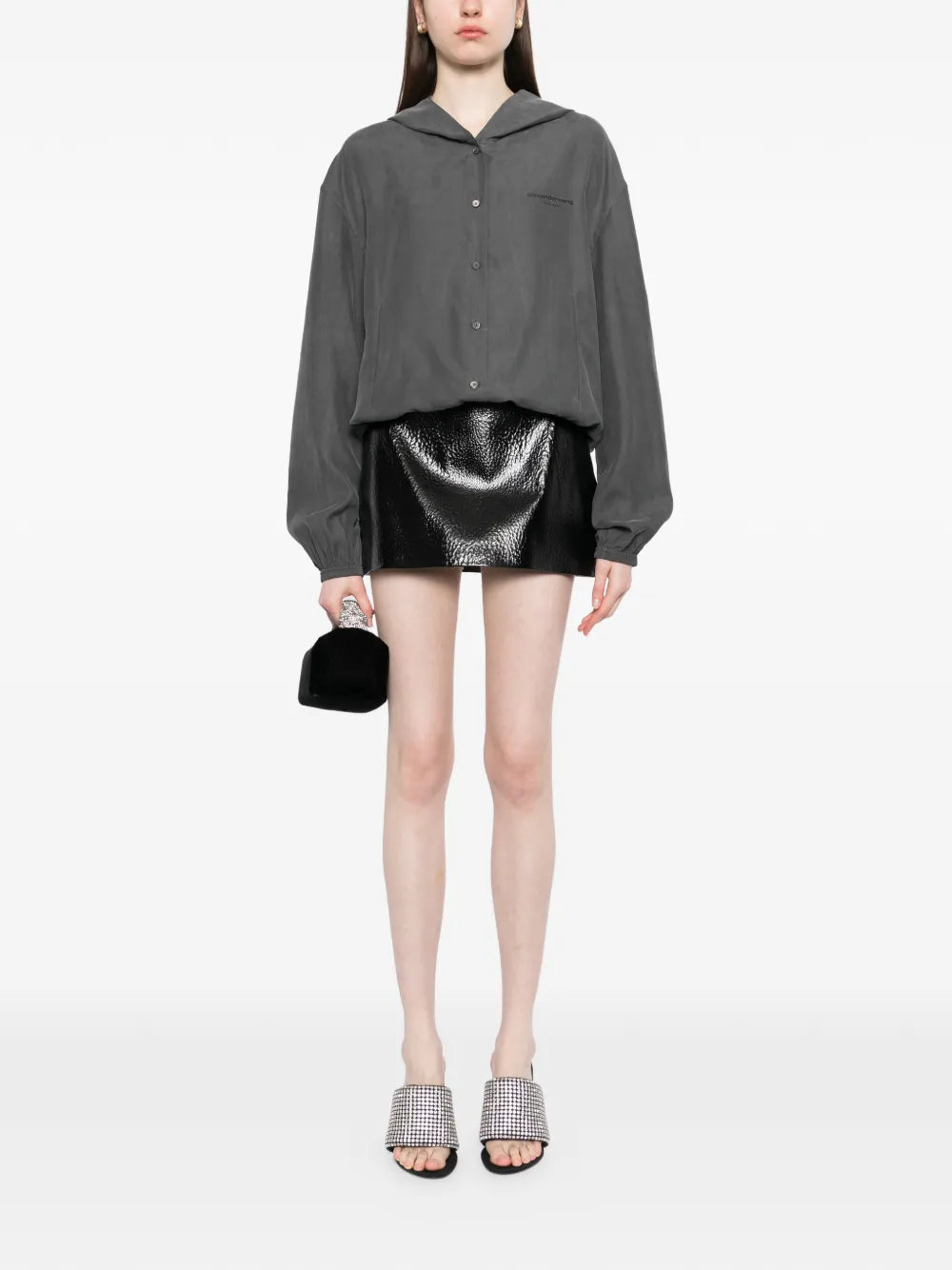 Alexander Wang  buttoned oversized jacket