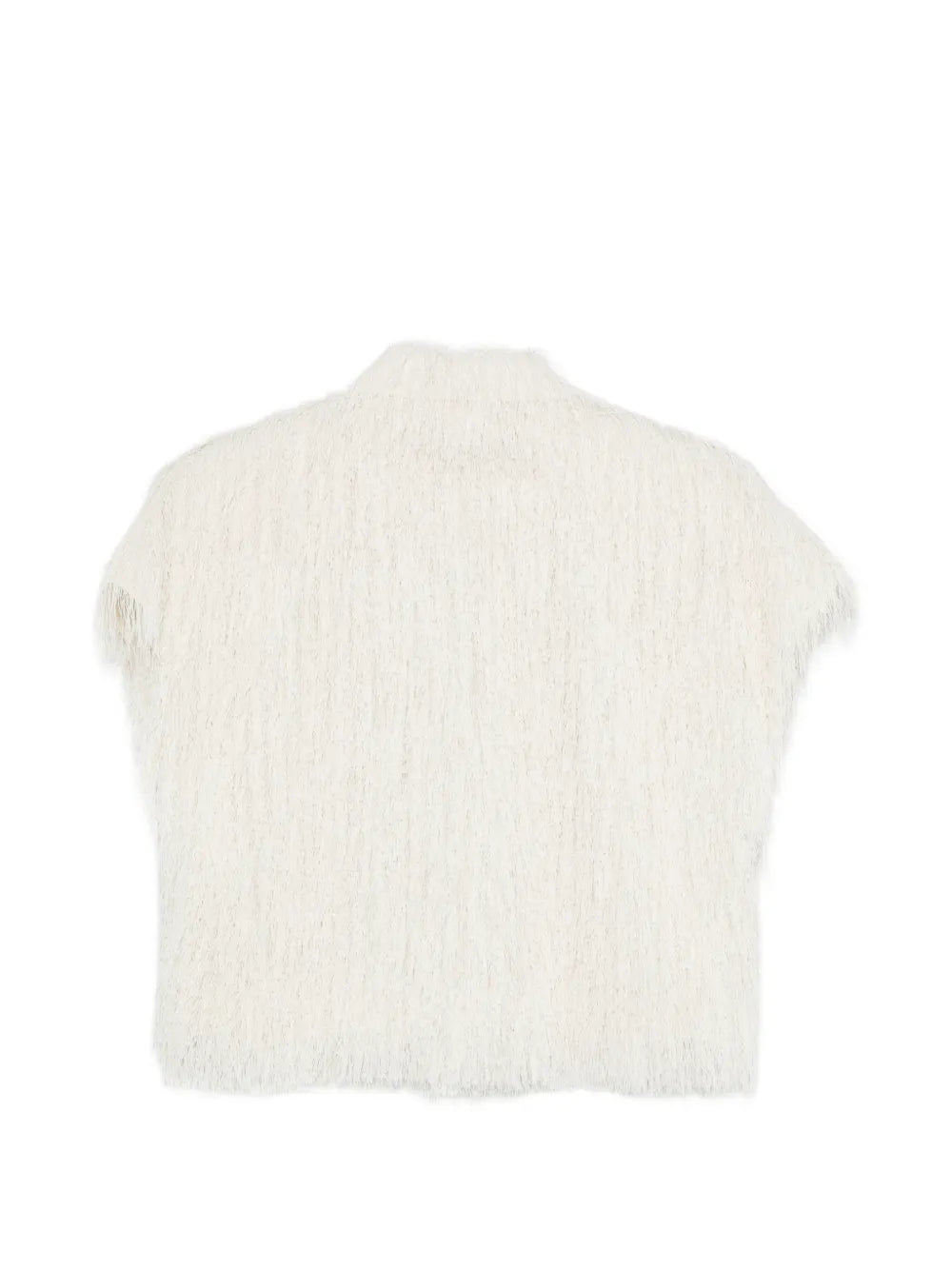 Alysi  fringed cropped shirt