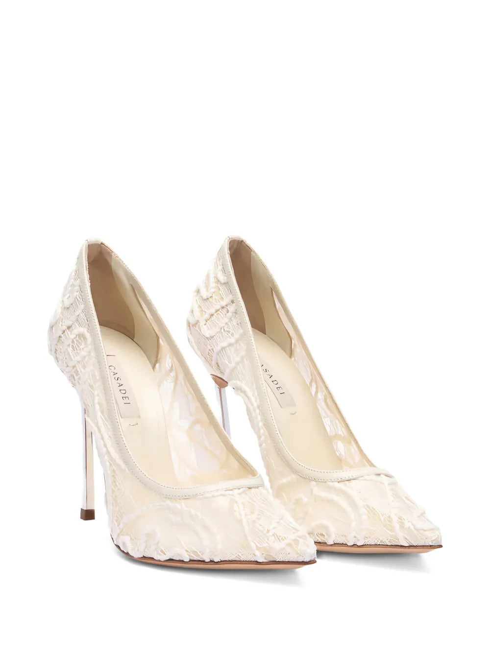Casadei  Chantilly Blade lace stiletto pumps