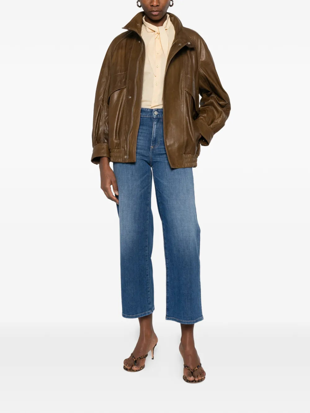 AG Jeans Saige wide leg crop jeans