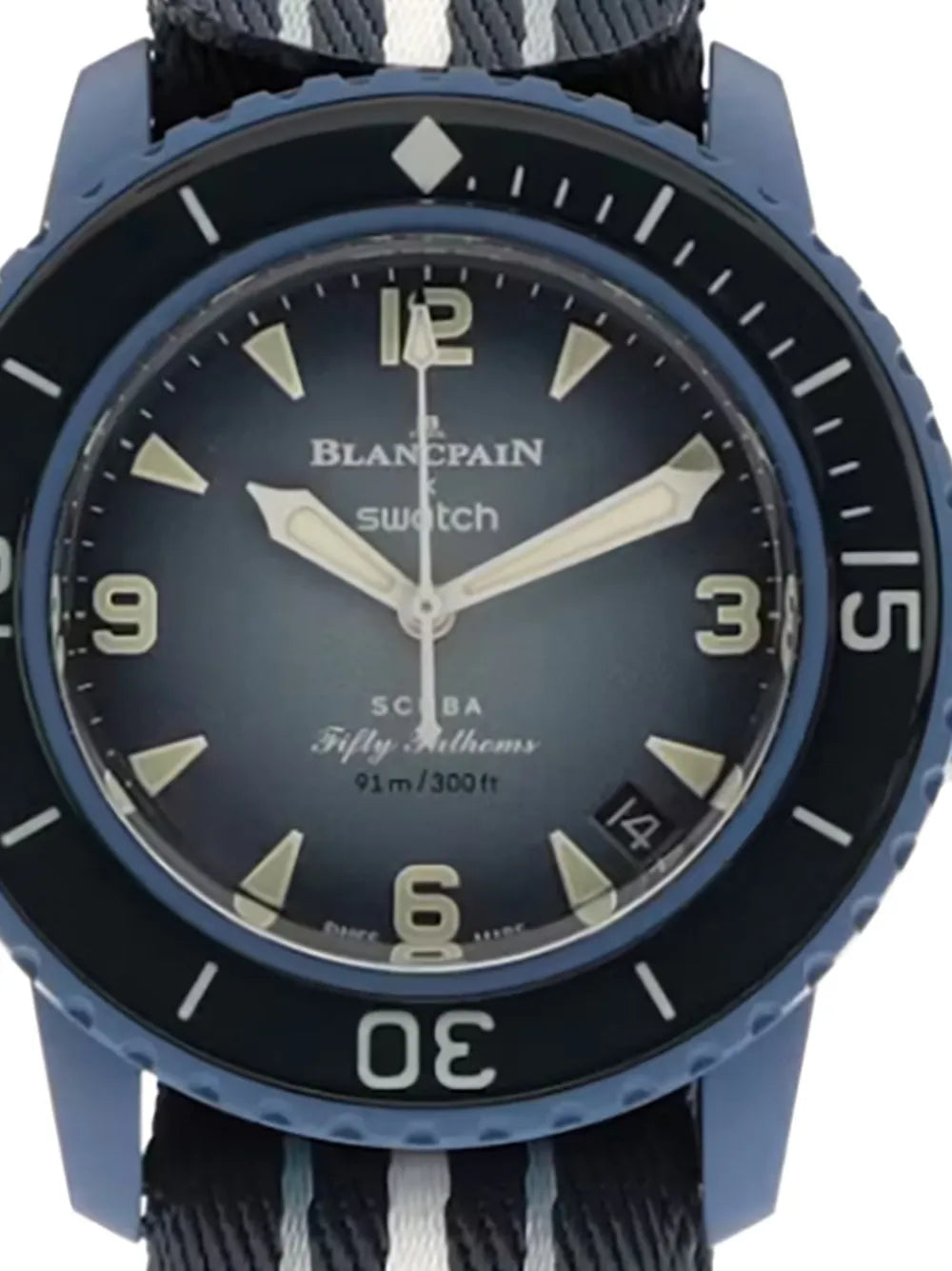 Blancpain  x Swatch Scuba Fifty Fathoms watches