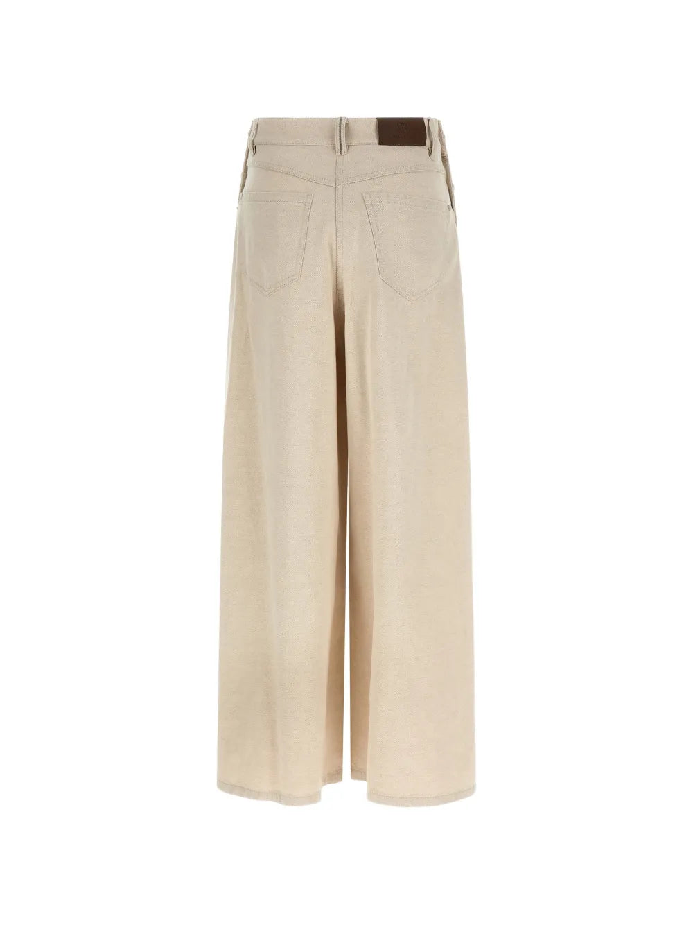 Brunello Cucinelli Maxi Sailor Monili-detail wide jeans