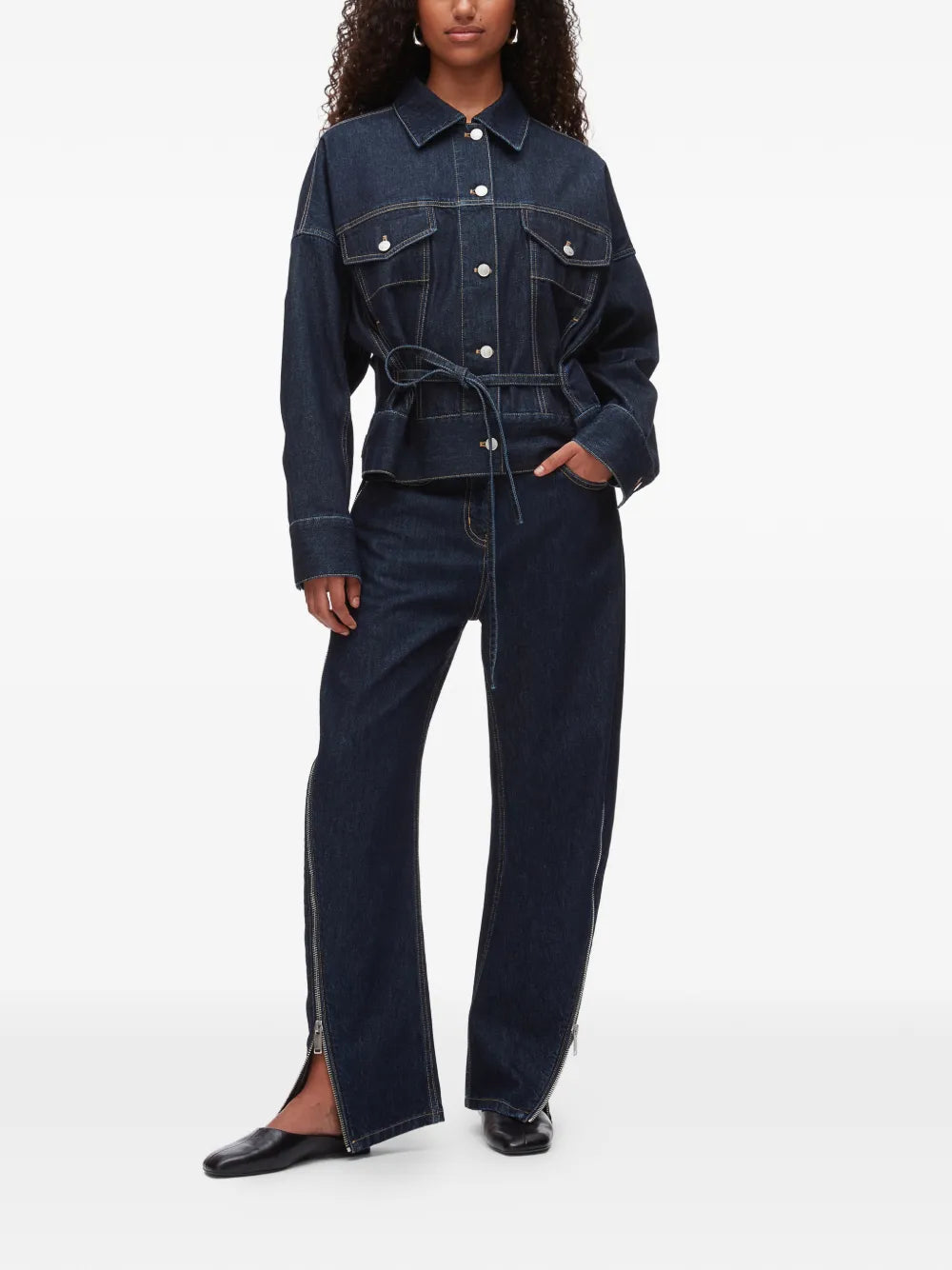 3.1 Phillip Lim  tie-waist cotton jacket