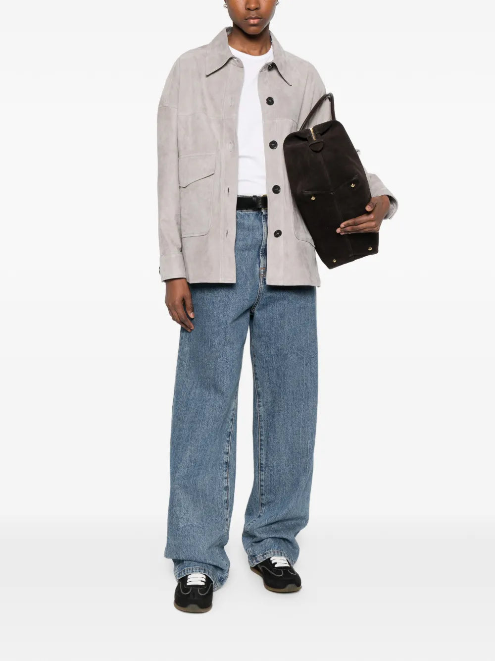 Arma buttoned flap-pocket jacket