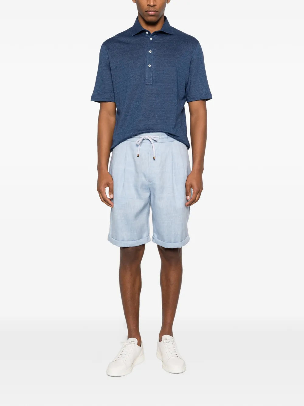 Brunello Cucinelli buttoned polo shirt
