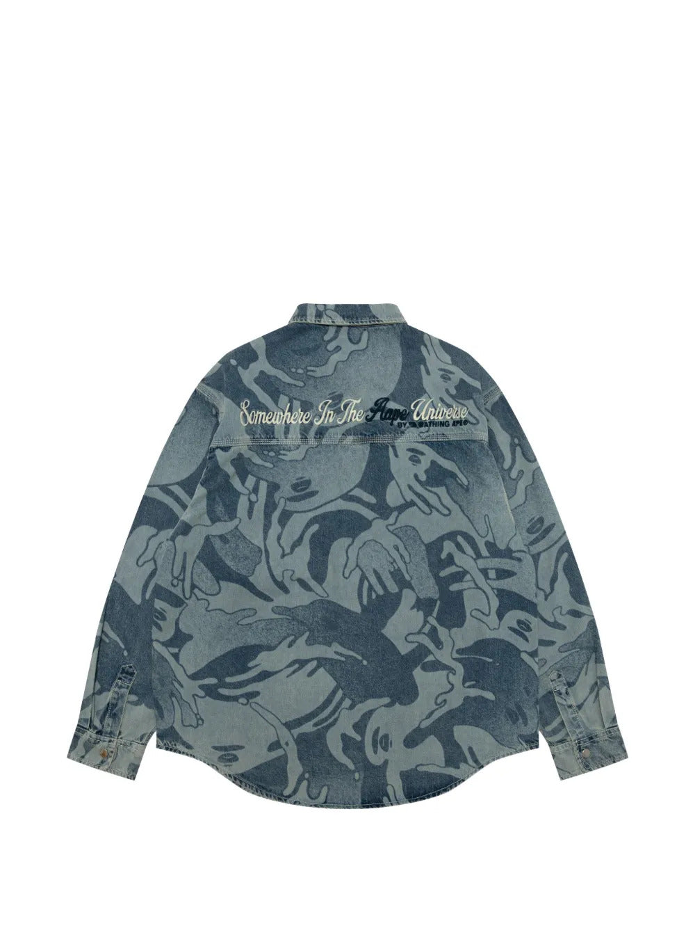 AAPE BY *A BATHING APE®  Aapeunvs buttoned print shirt
