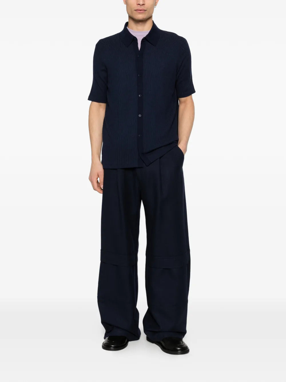 BOMPARD  ribbed buttoned shirt