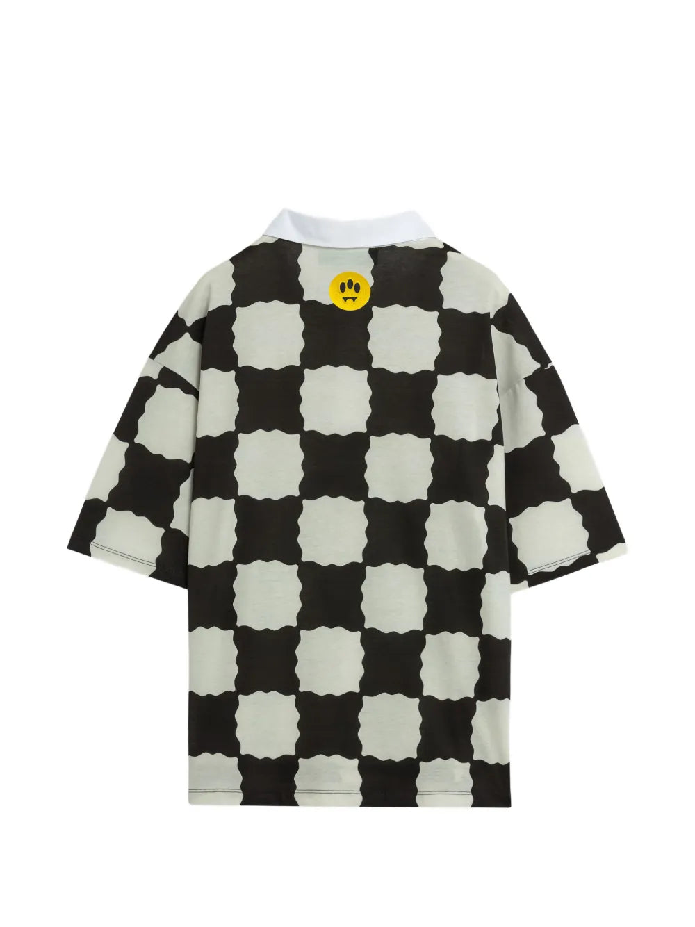 BARROW chequered short-sleeve polo shirt