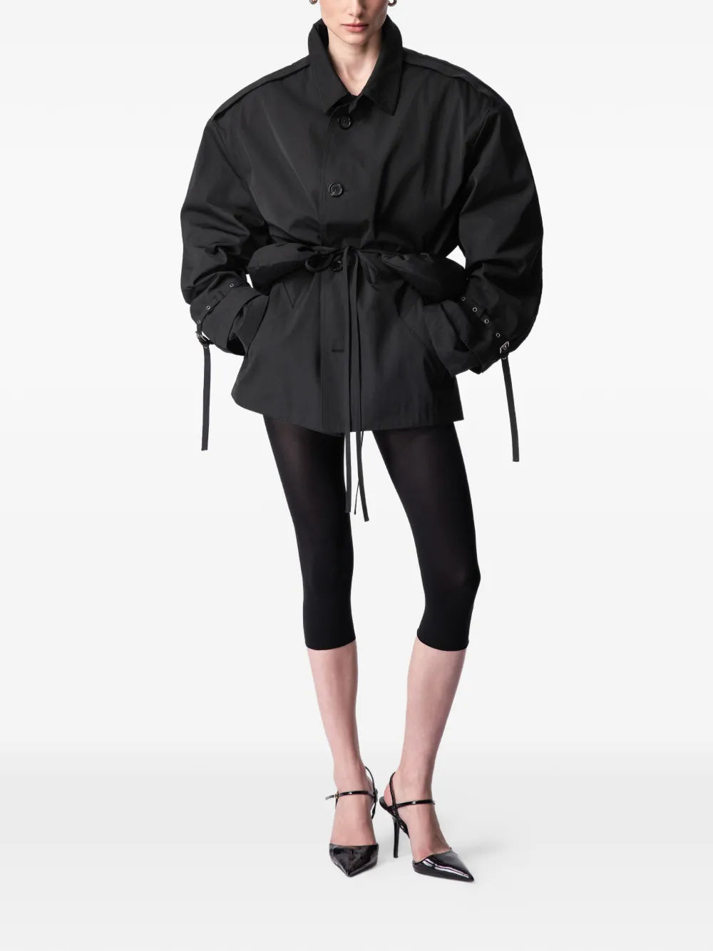 ARTICLE TEN  belted trench jacket