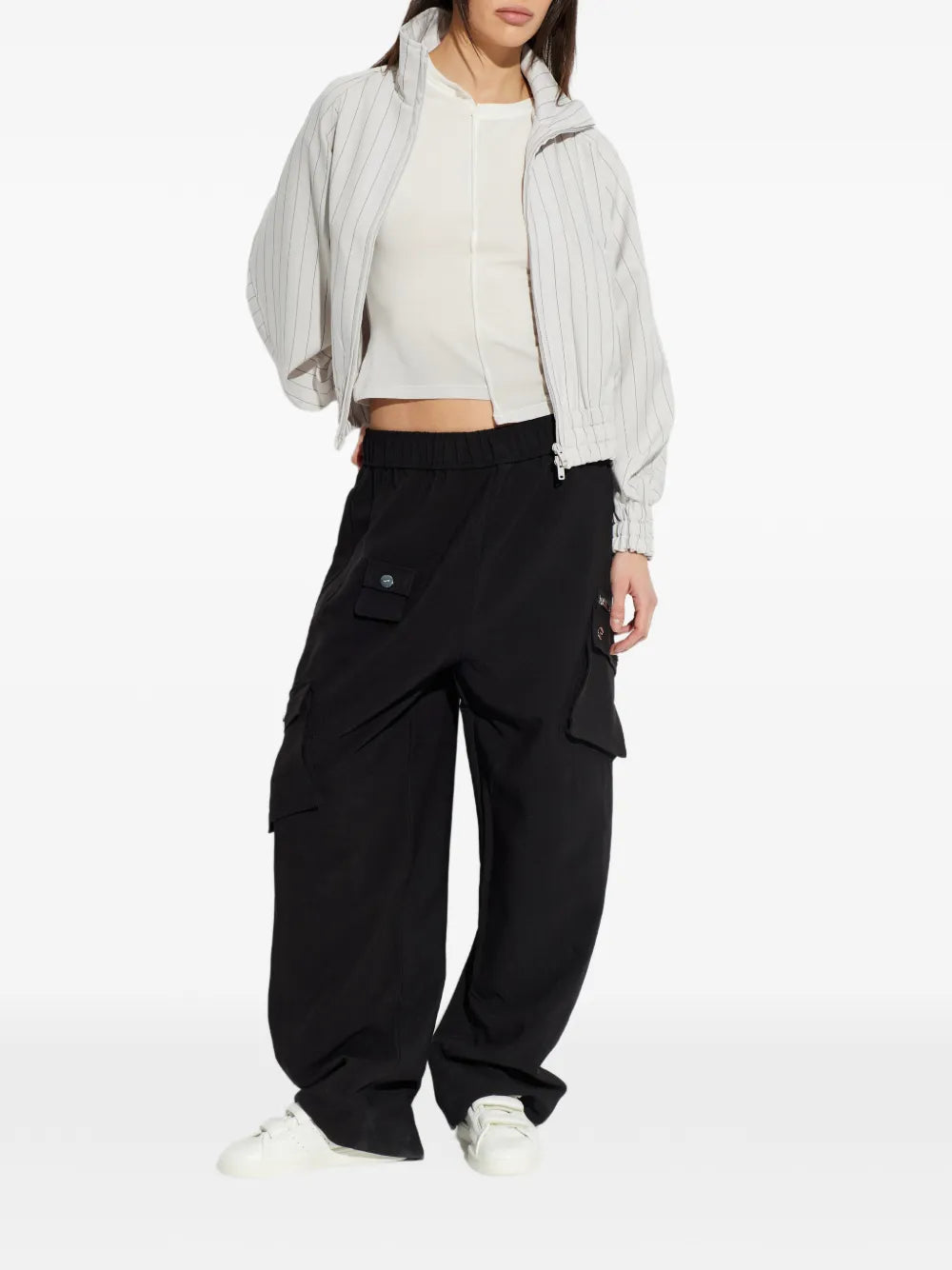 Y-3  zip-detail T-shirt