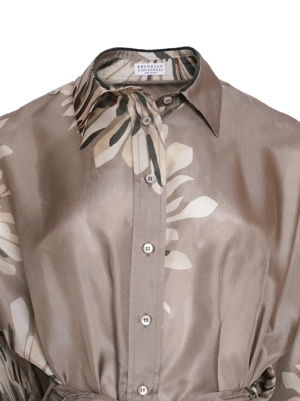 Brunello Cucinelli  floral-print shirt
