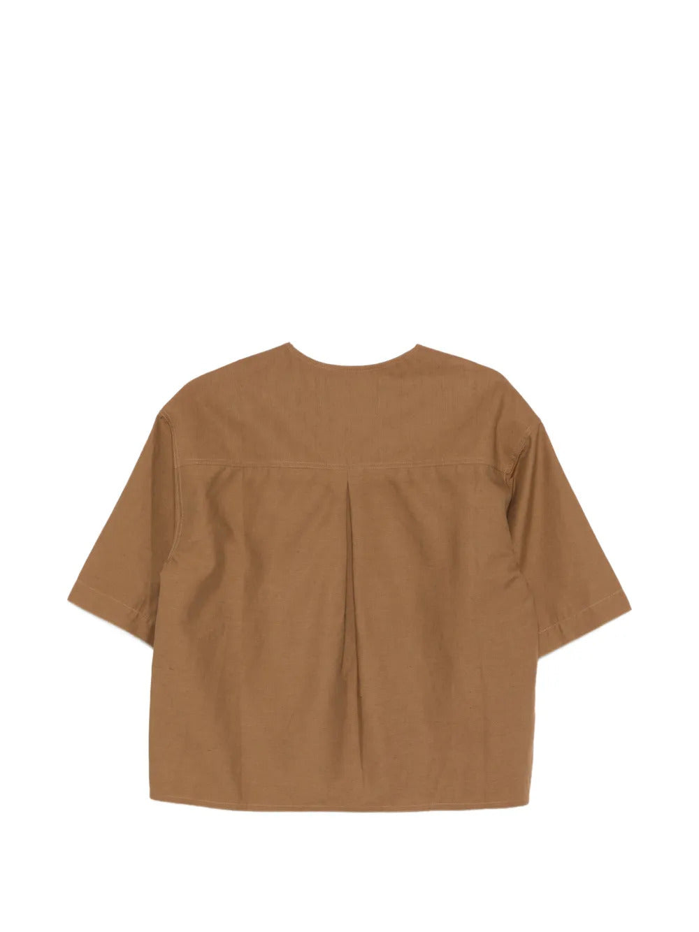Yves Salomon cut-out short-sleeve top