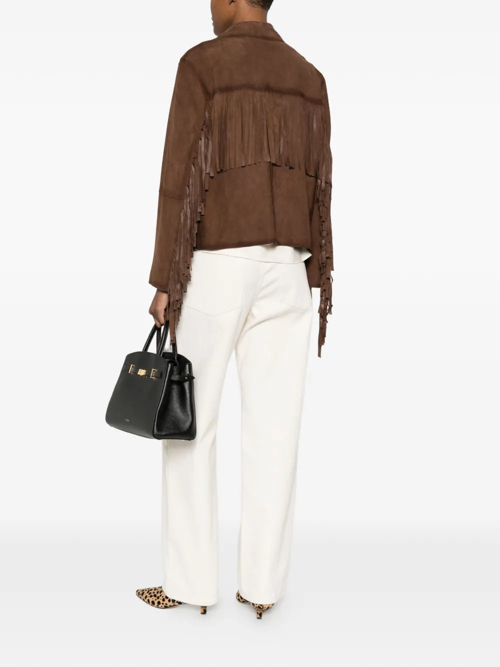 BULLY  fringe lambskin jacket