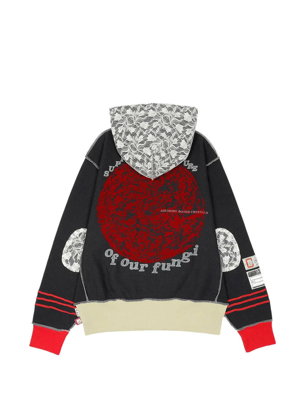 Advisory Board Crystals appliquéd hoodie