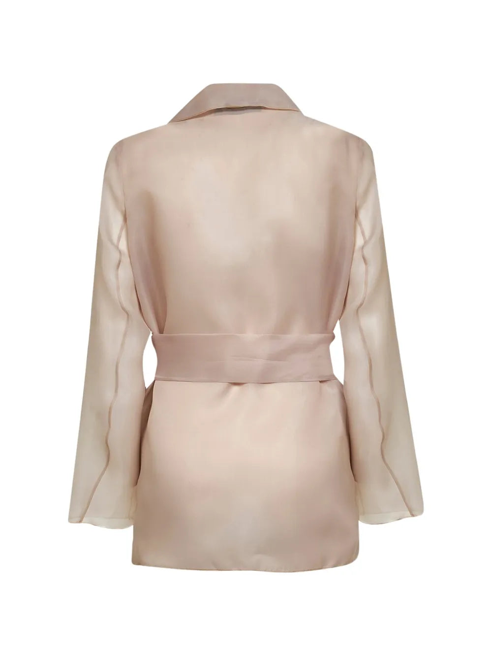 Blanca Vita lapel belted jacket