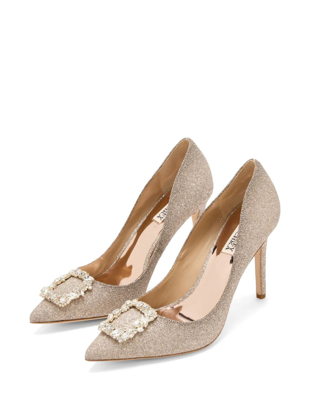 Badgley Mischka  Cher crystal-embellished pumps