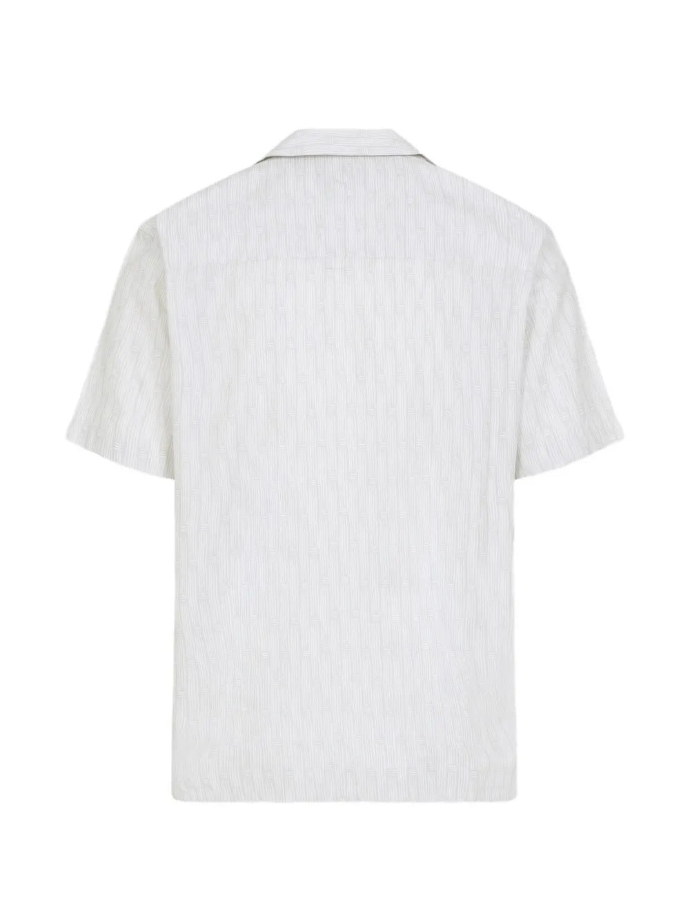 Canali striped short sleeve shirt