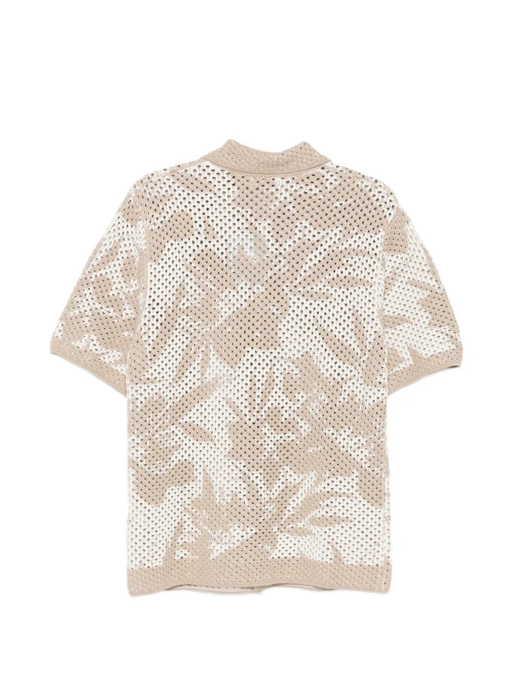 Altea  floral open-knit shirt