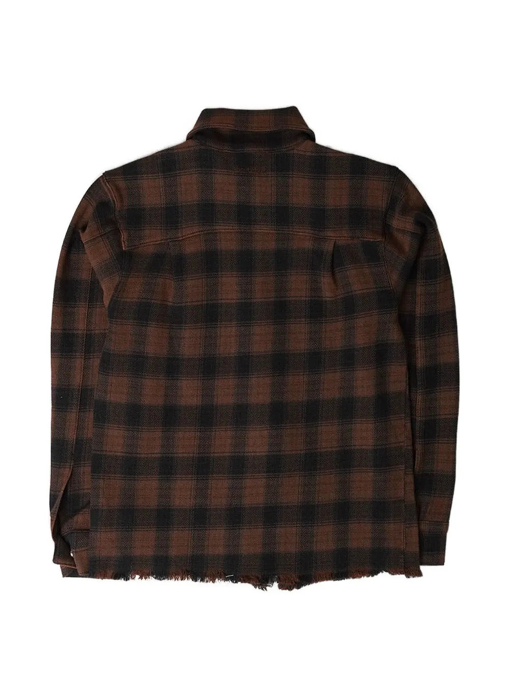 ABOUTBLANK plaid zipped shirt