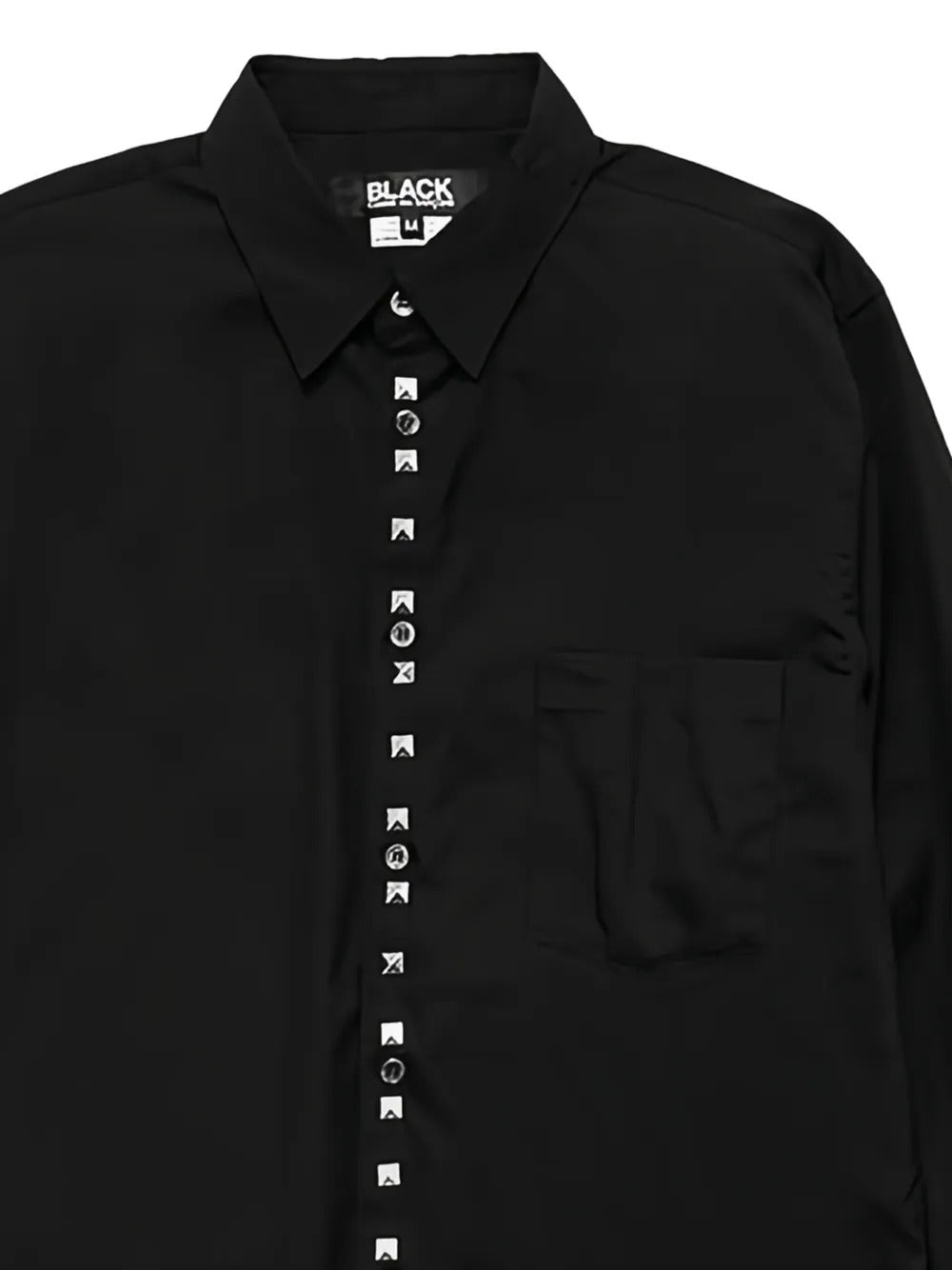 Black Comme Des Garçons  studded shirt