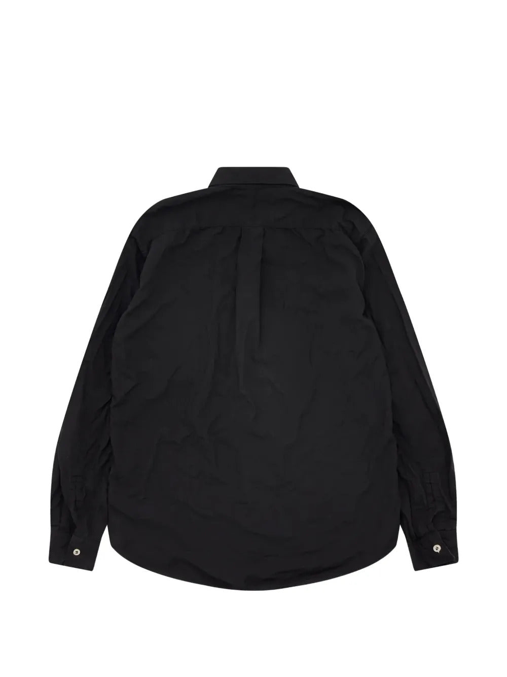 Black Comme Des Garçons pocket collared shirt