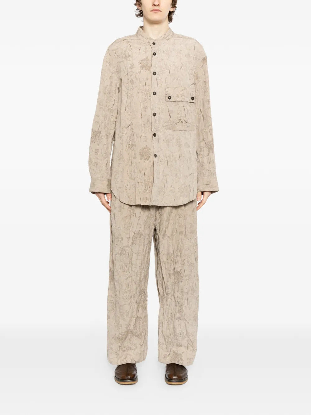 Ziggy Chen graphic-print shirt