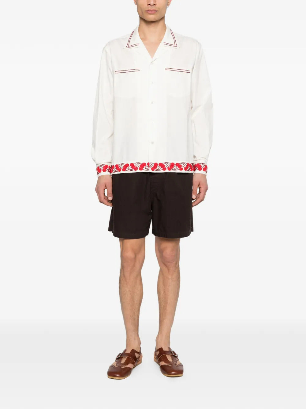 BODE  Cherry Lane beaded shirt