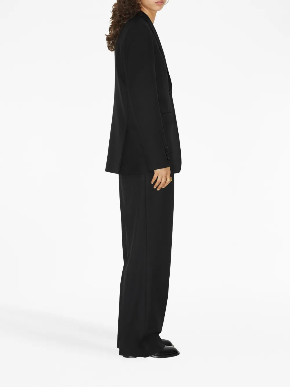 Burberry  wide-leg wool trousers