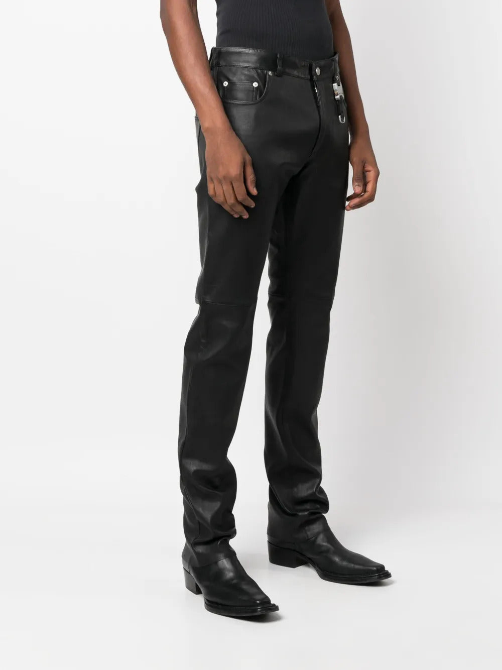 1017 ALYX 9SM  straight-leg leather trousers