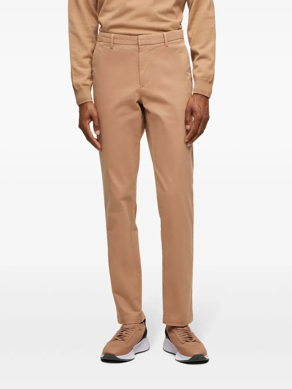 BOSS  mid-rise slim-fit jeans