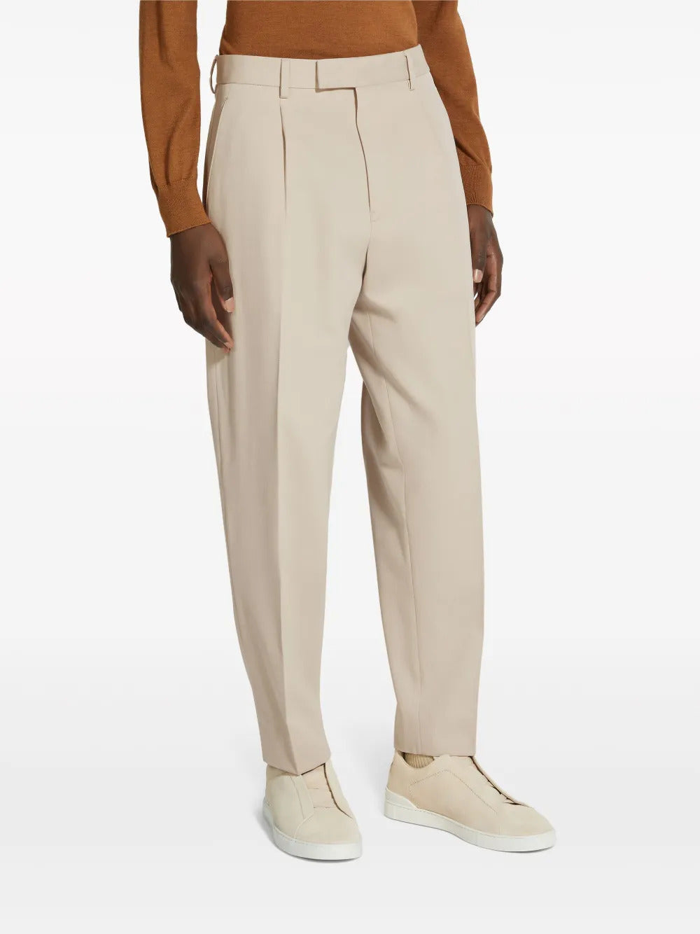 Zegna  tapered tailored trousers
