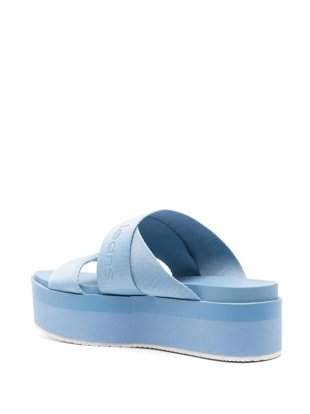 Calvin Klein Jeans  55m logo-jacquard flatform sandals
