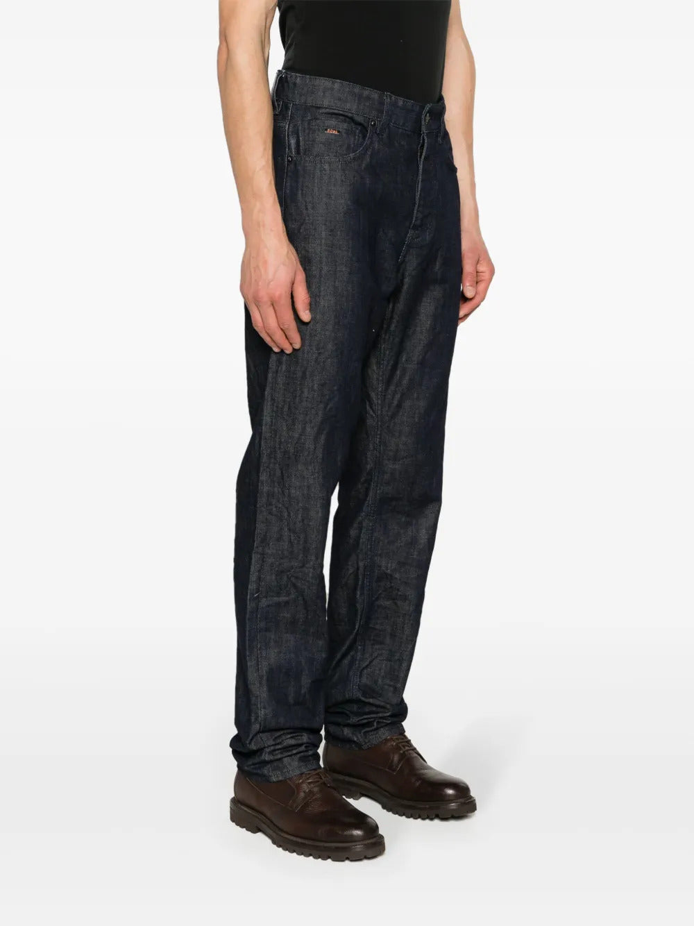 BOSS  mid-rise straight-leg jeans