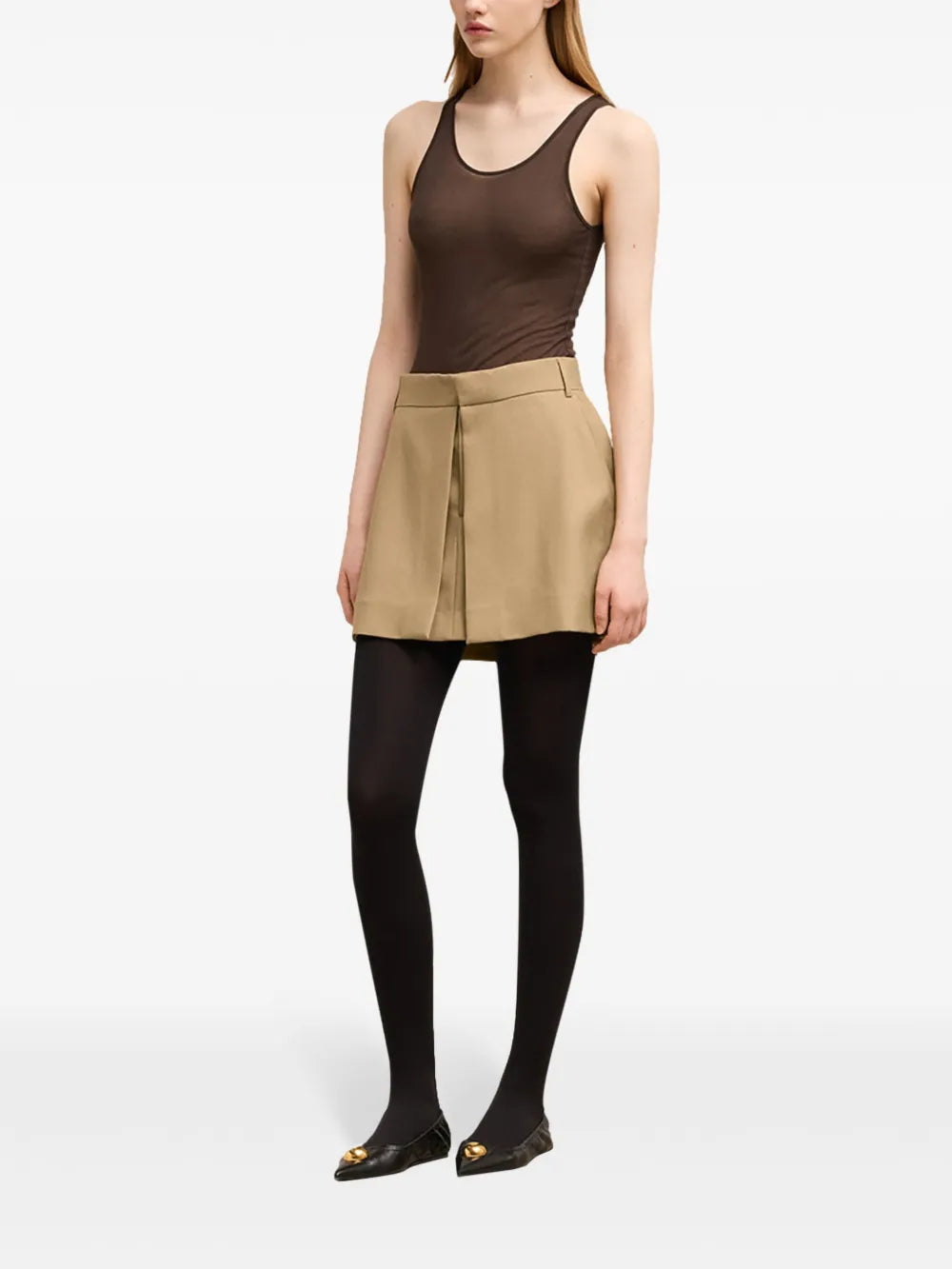 AMI Paris  panelled mini skirt