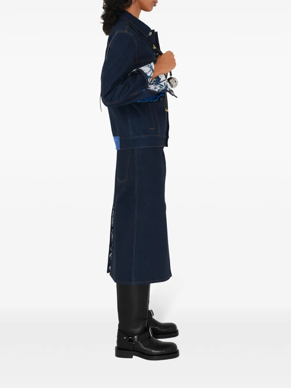 Burberry denim skirt