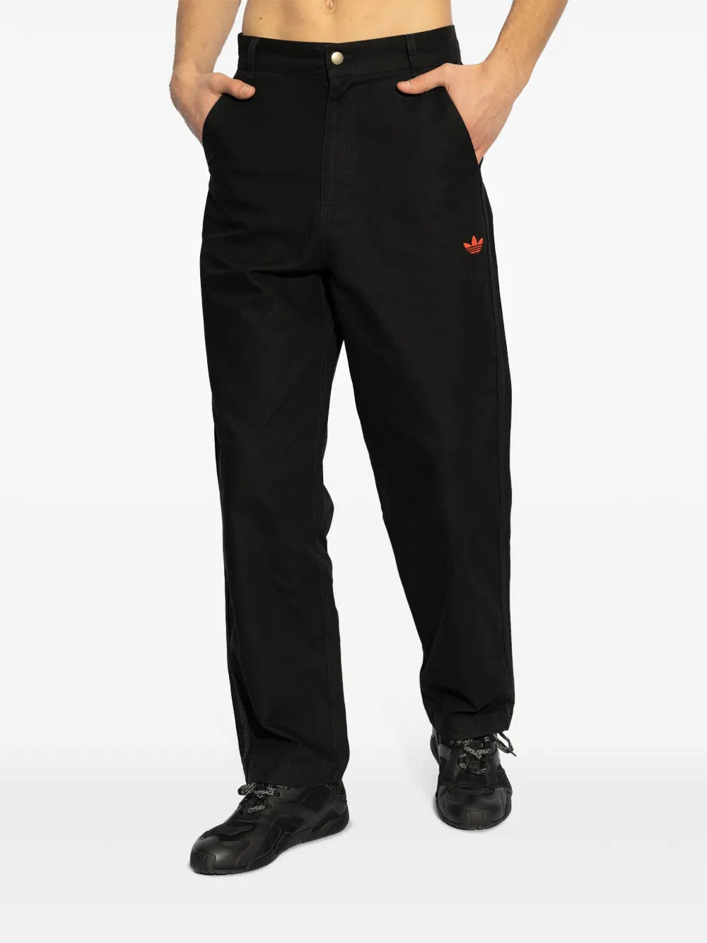 adidas x 100 Thieves logo-embroidered jeans