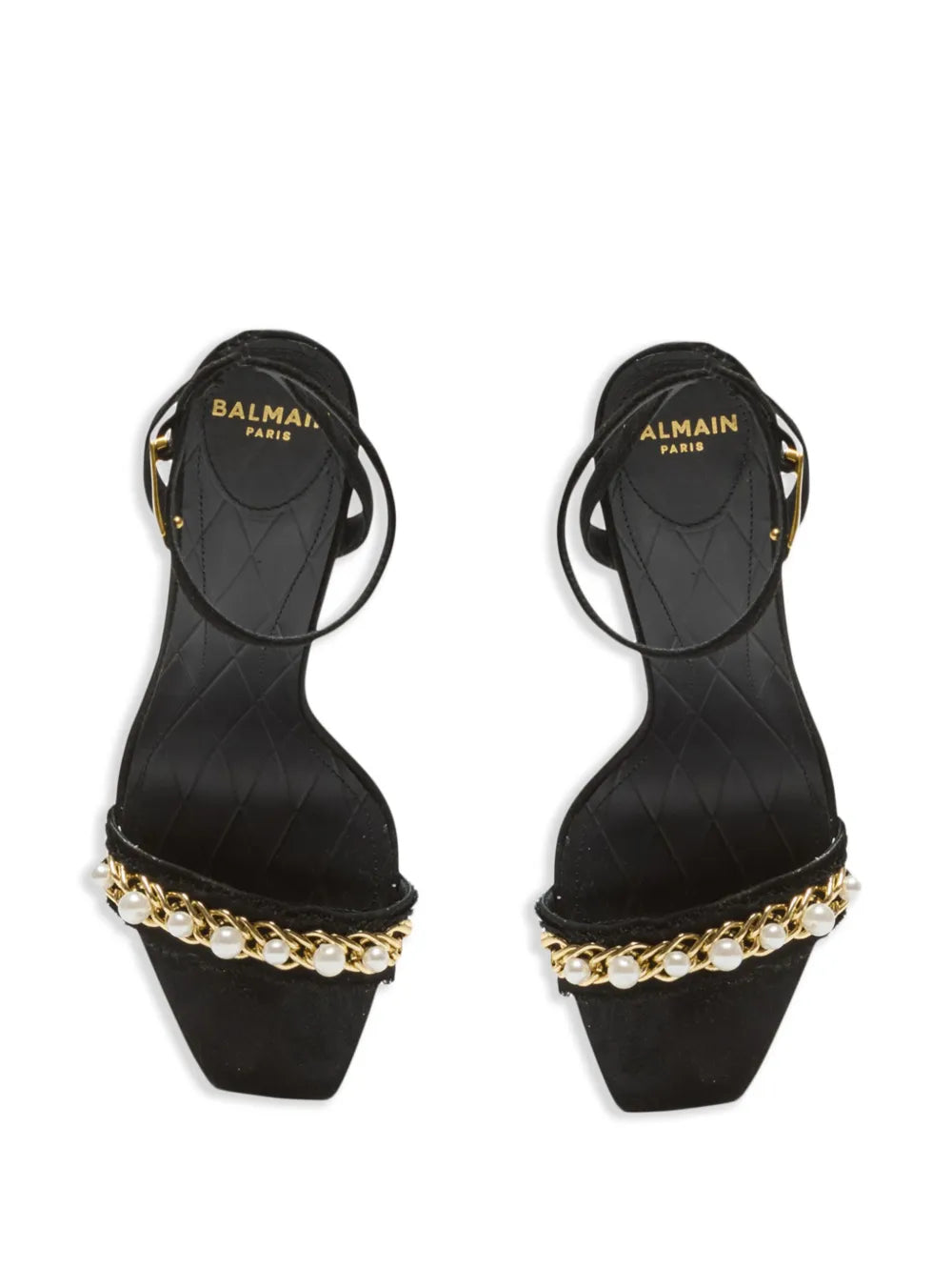 Balmain 110mm suede sandals - Image 3
