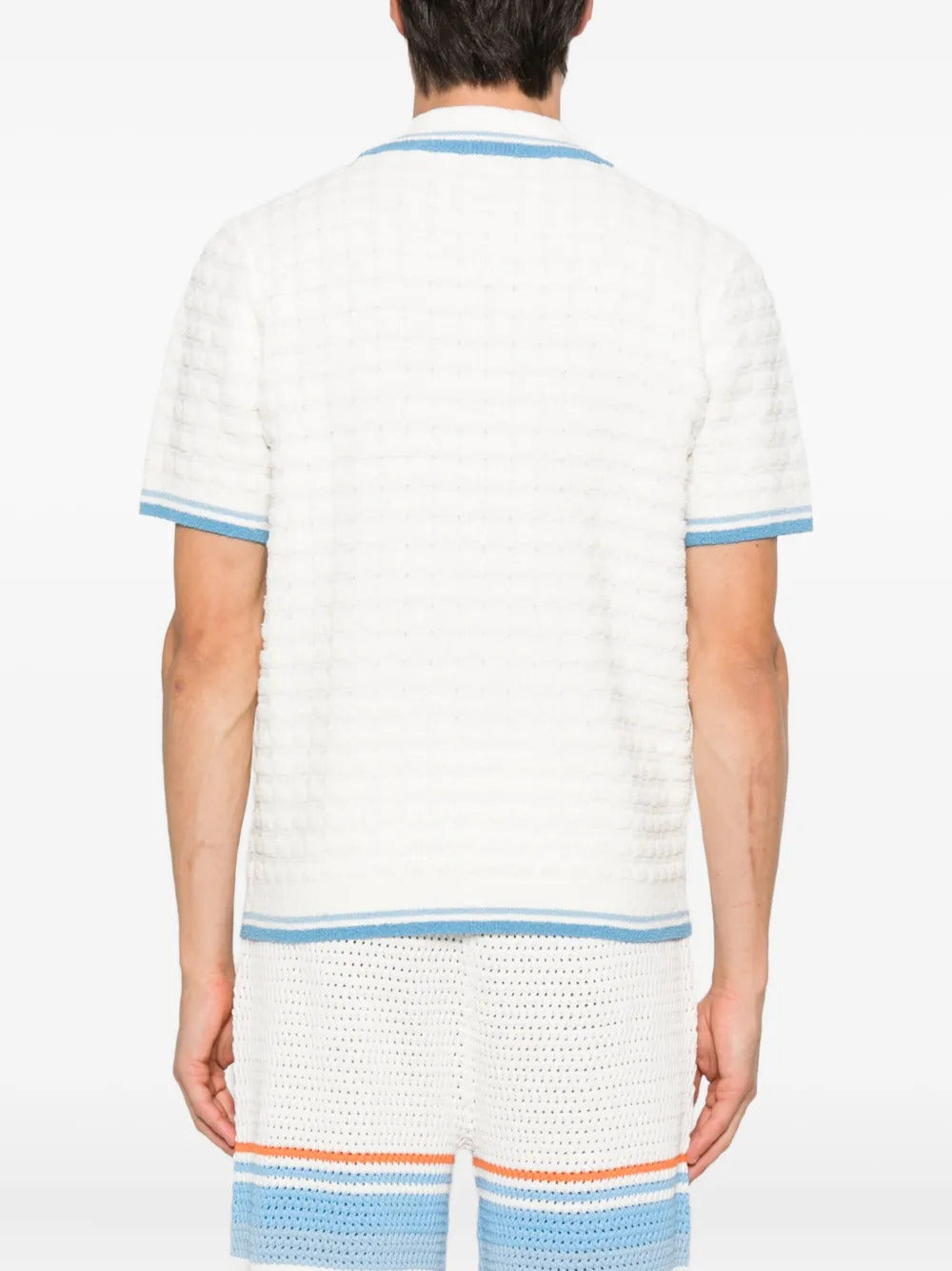 Casablanca  stripe-trim polo shirt