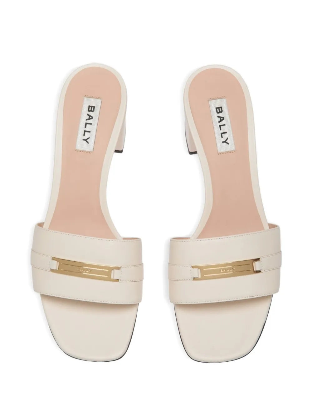 Bally  55mm Deco plaque-embellished block-heel sandals