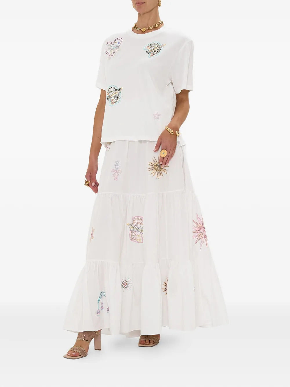 Camilla  Living in Color high-waisted skirt