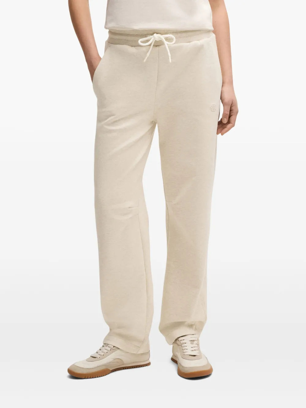 BOSS  logo-embroidered track pants