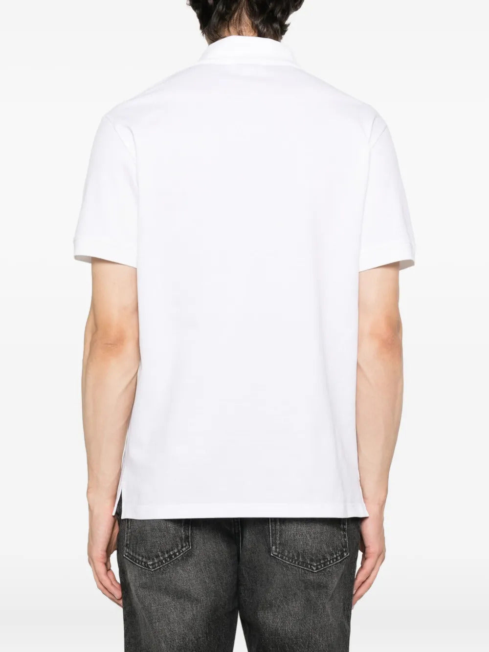 Alexander McQueen logo-embroidered polo shirt