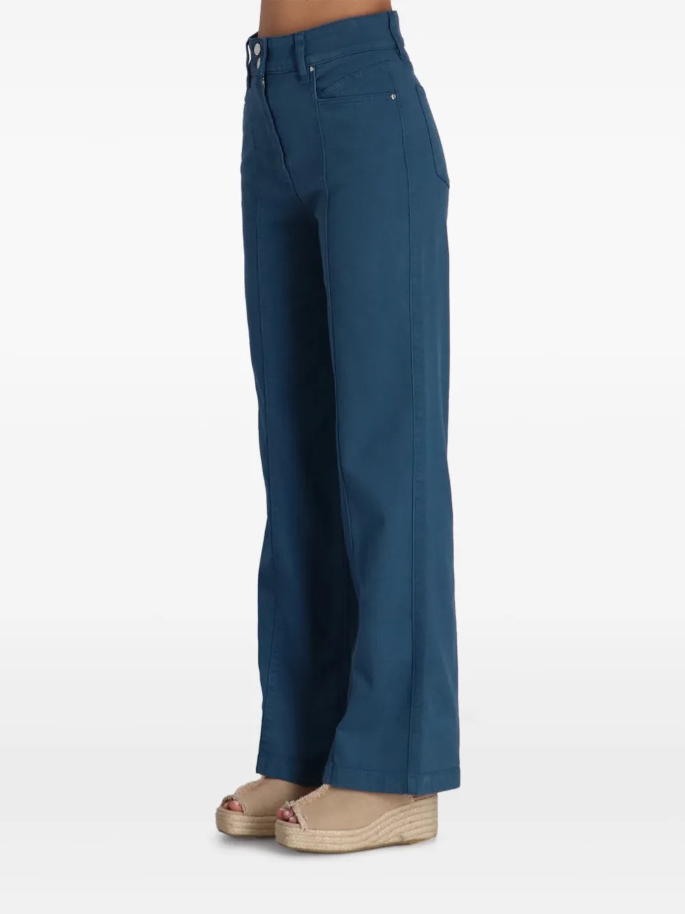BOSS  seam-detail trousers