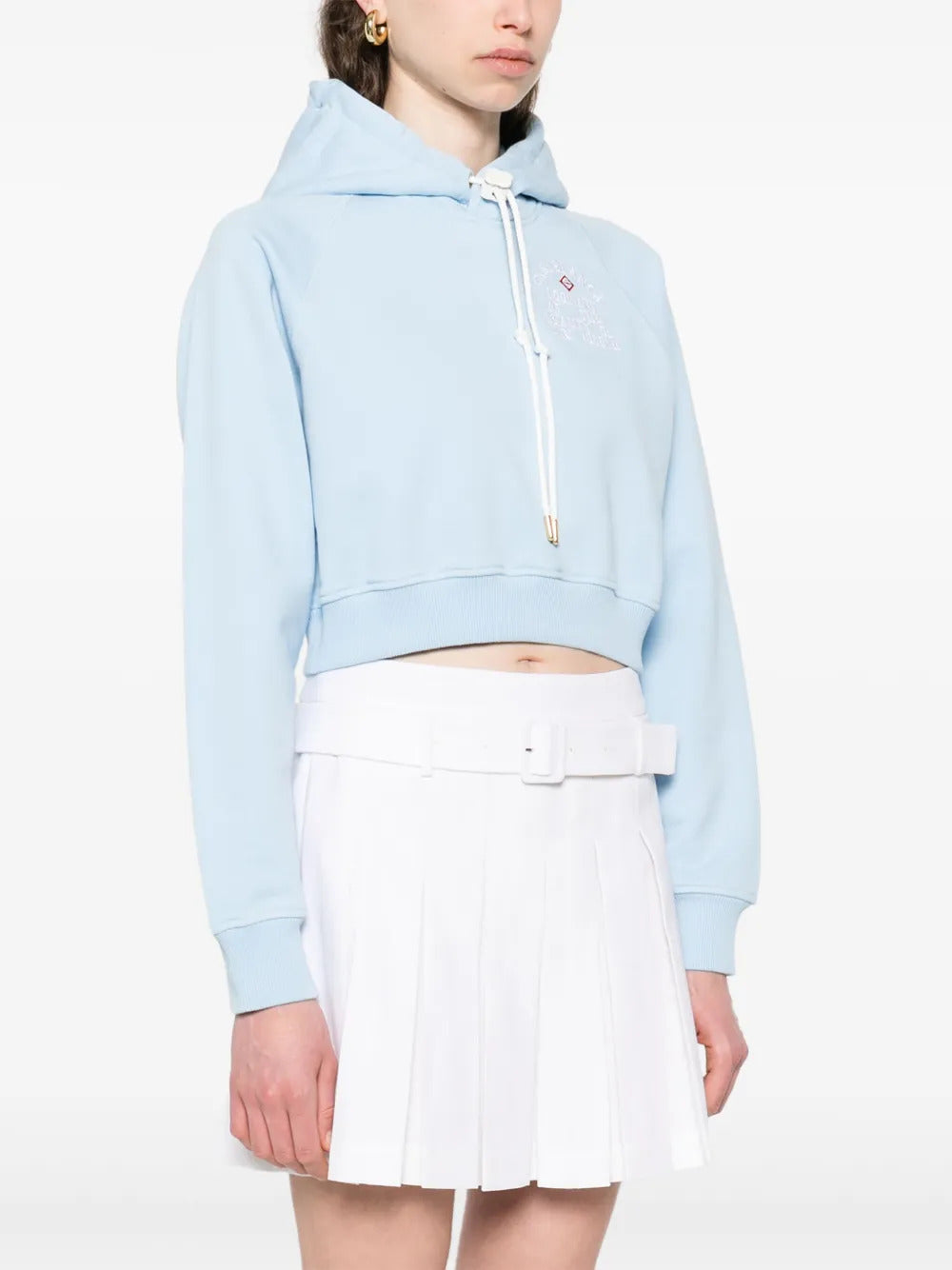 Casablanca  Looking at the Beauty of the World cropped hoodie