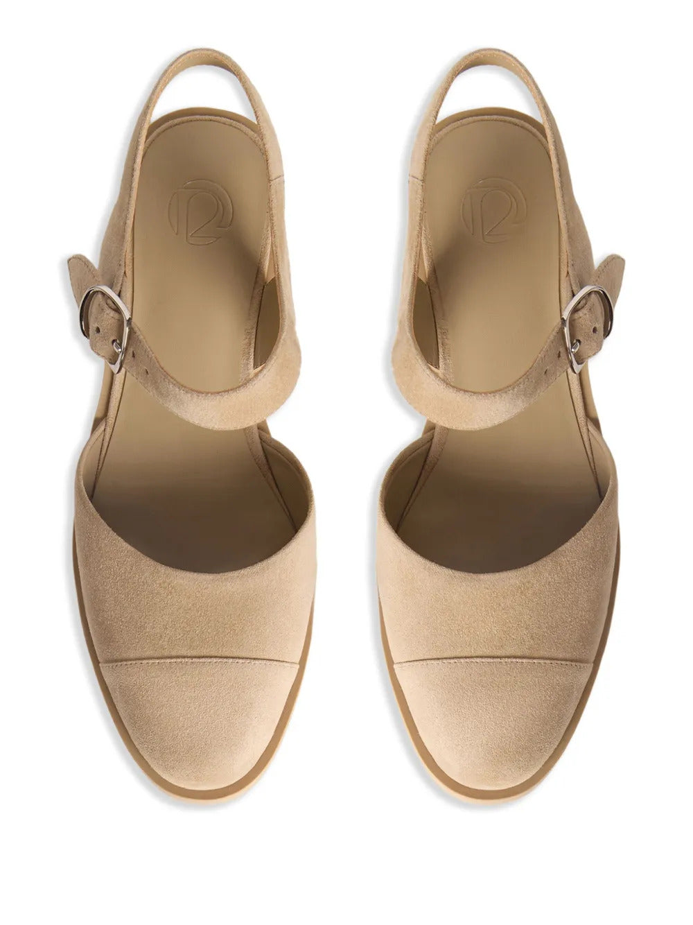 12 STOREEZ  suede Mary Jane pumps